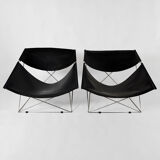 Paire de fauteuils Butterfly F675 par Pierre Paulin pour Artifort, 1963