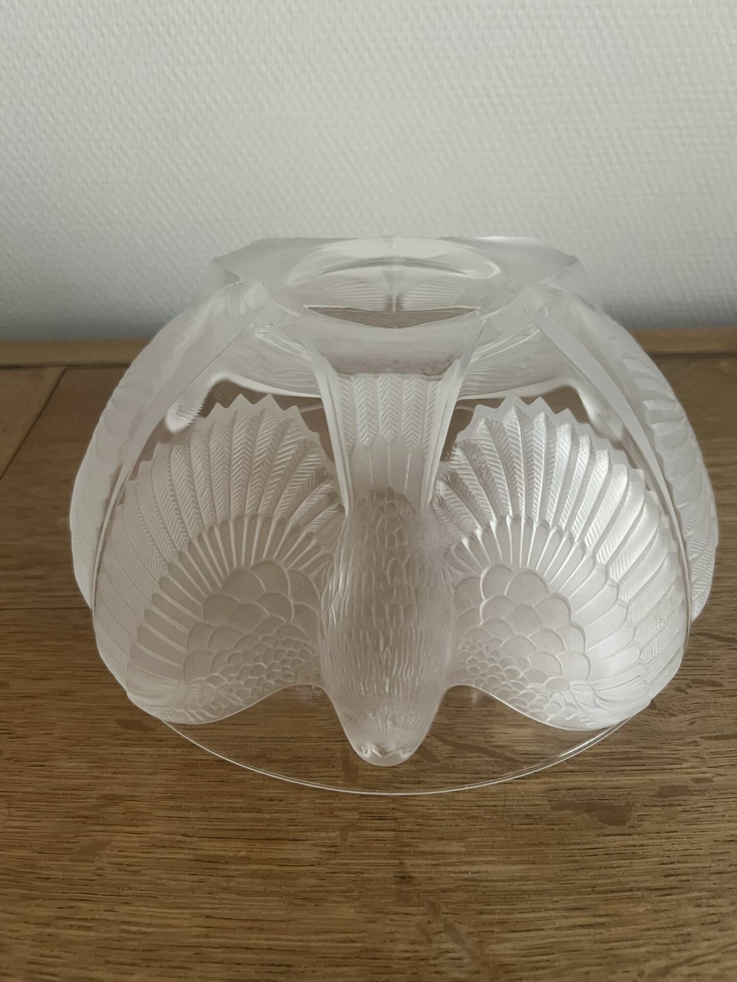 Crystal salad bowl JG Durand model Paloma