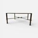 Coffee table by Giovanni Banci for Hermès, 1970s.