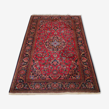 Old persian carpet keshan 214 x 133 cm