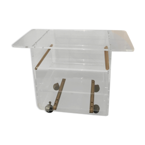 Table roulante plexi - transparent