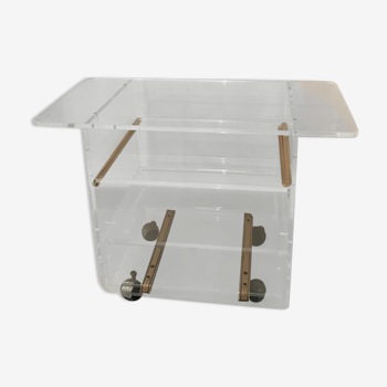 Transparent plexi rolling table