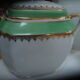 Green sugar bowl