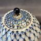 Lomonosov Imperial Porcelain XXL 2000ml Teapot Cobaltnet 22 Carat Gold