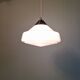 Art Deco Philips suspension in white opaline, Phililite series, 1930.