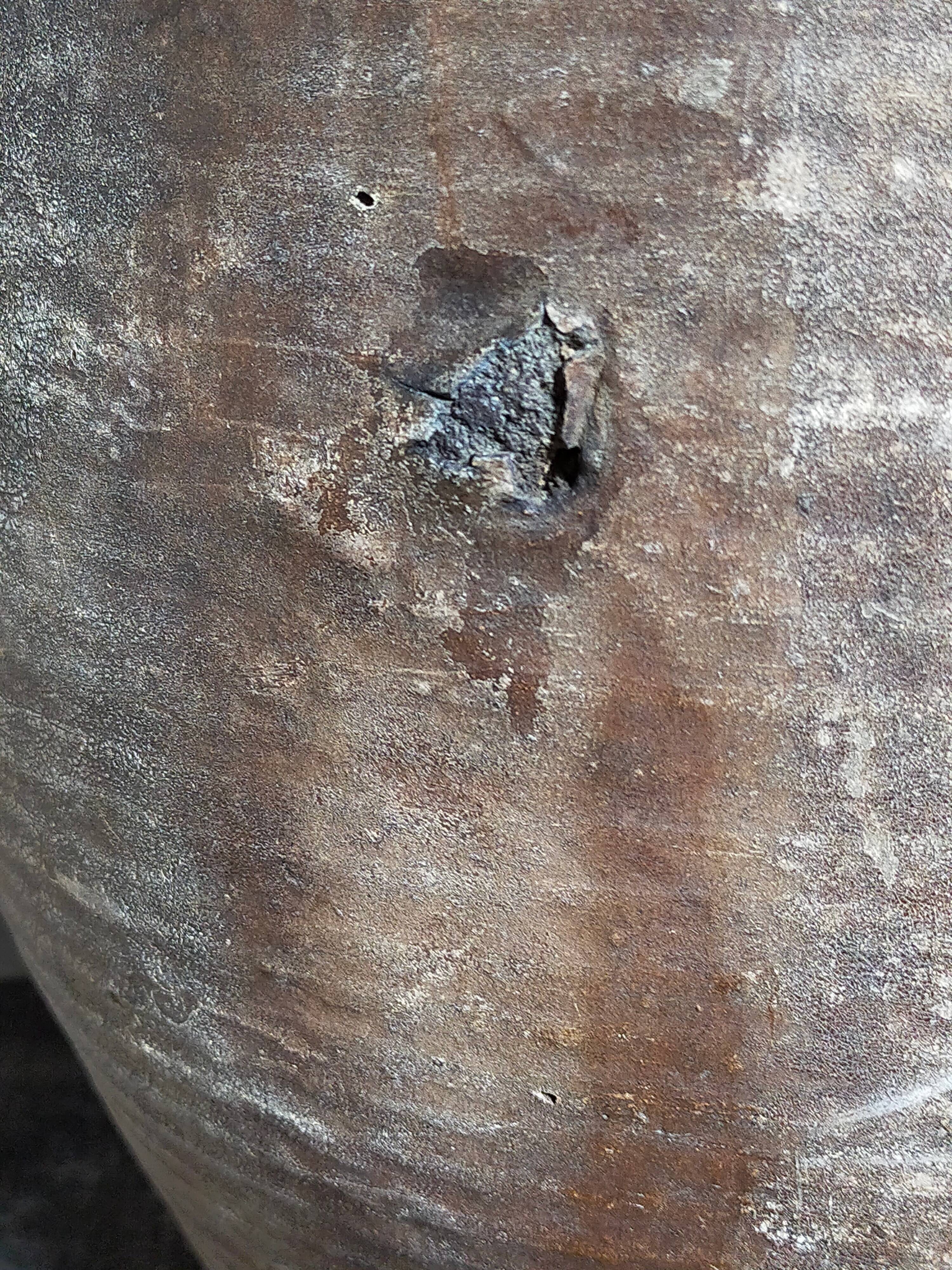 XXL traditional pottery old 19th century folk art 42 cm