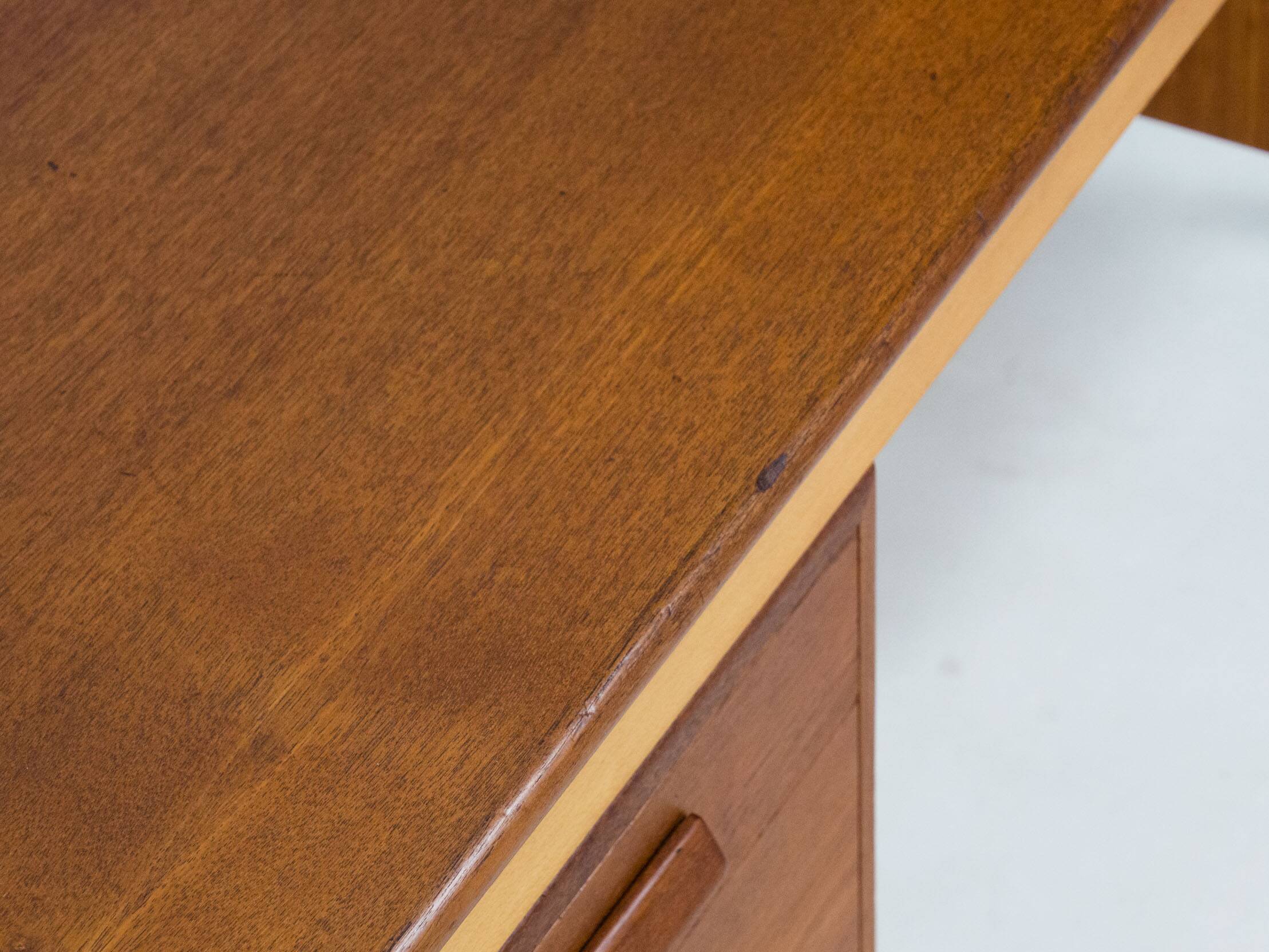 Søborg Møbler ‘model 130’ teak & beech writing desk by Børge Mogensen