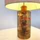 Fractal resin and copper lamp | 1970s