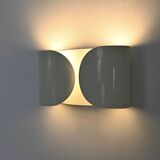 White "Foglio" wall light by Tobia & Afra Scarpa for Flos, 1960s.