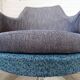 Fauteuil pivotant vintage design hongrois