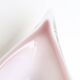 Murano empty pocket ashtray in white and pink glass, 1970s