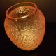 “Biches” crystal vase by Lalique – Amber