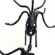 Set of tribal brutalist metal candle holders women