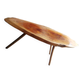 Table d'appoint brutaliste tripode