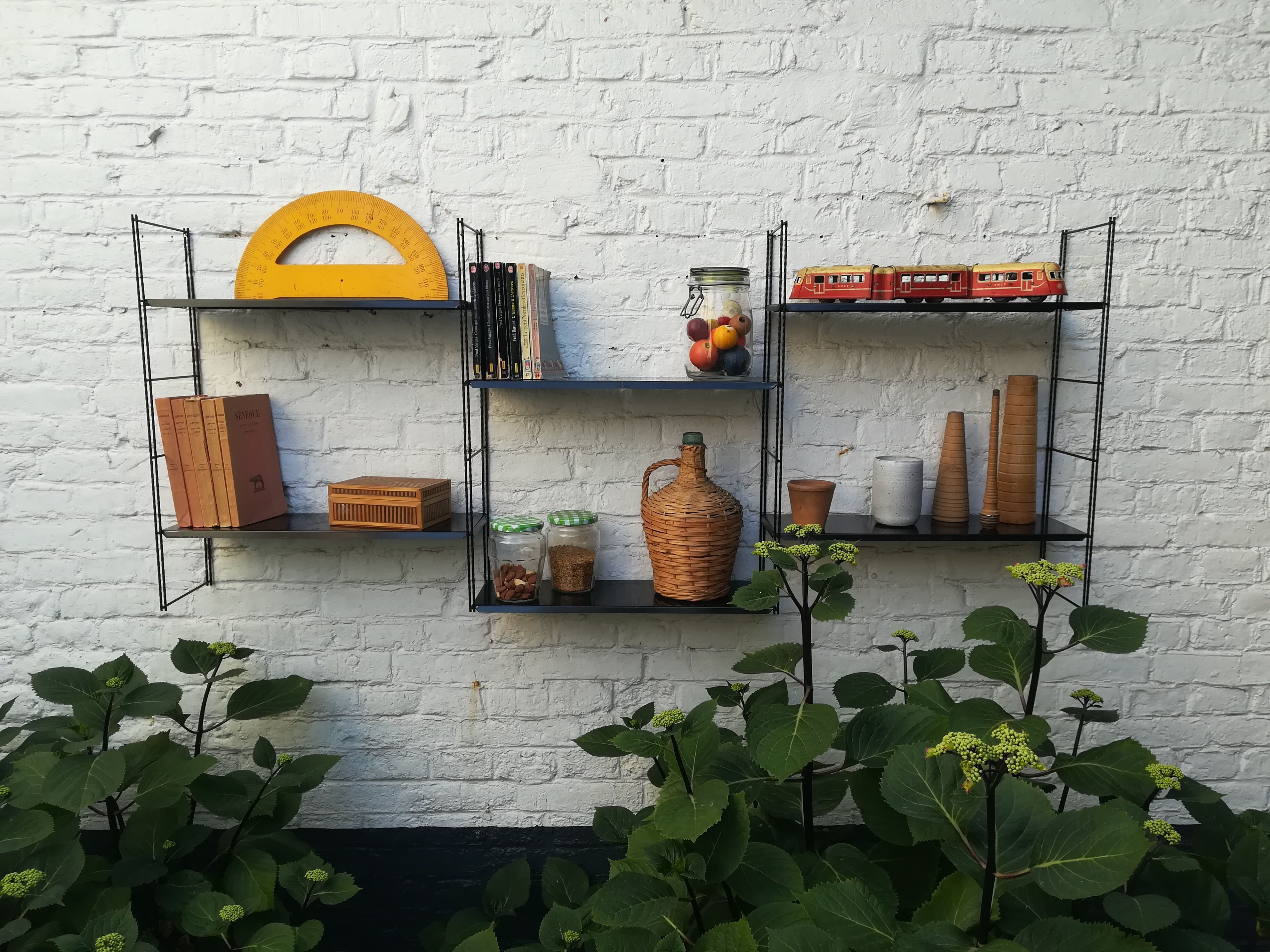 Vintage wall shelves