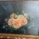 Peinture à l'huile de fleurs de la première moitié du XXe siècle