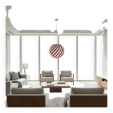 Lampadario sospensione vetro di Murano