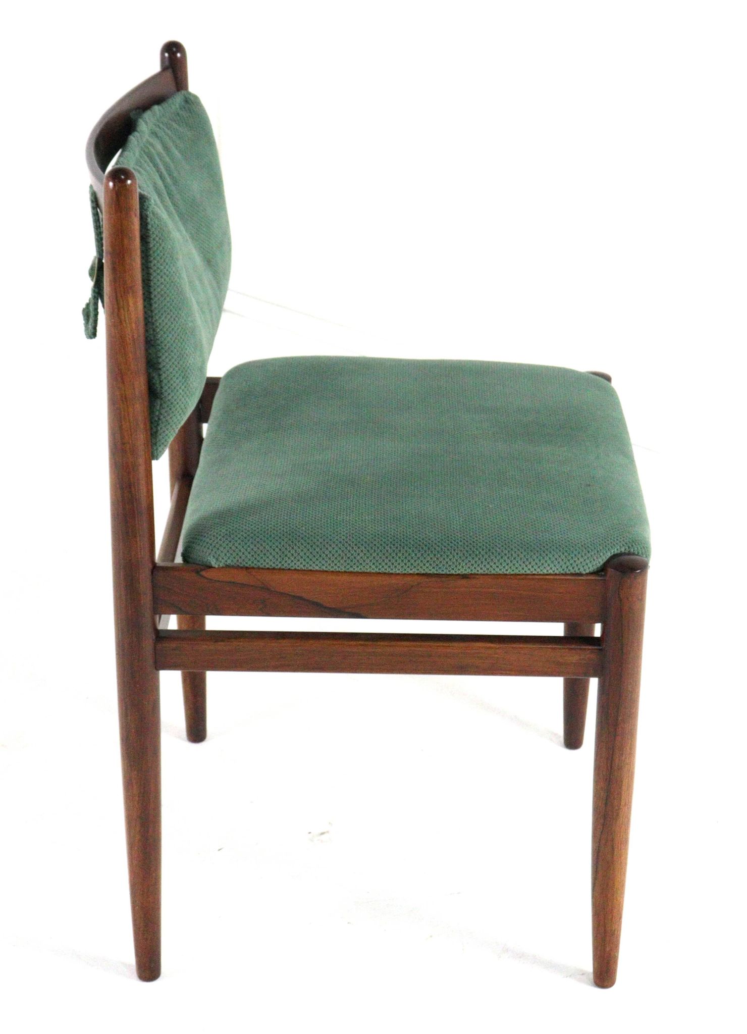 Ensemble de 4 chaises en palissandre 'Quern' - style moderne du milieu du siècle