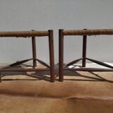 Pair of mulched stools