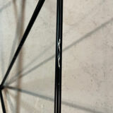 Alanda-style glass and steel coffee table from 1990.