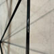 Table basse verre et acier type Alanda 1990