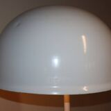 Vintage floor lamp in white lacquered metal, 1970