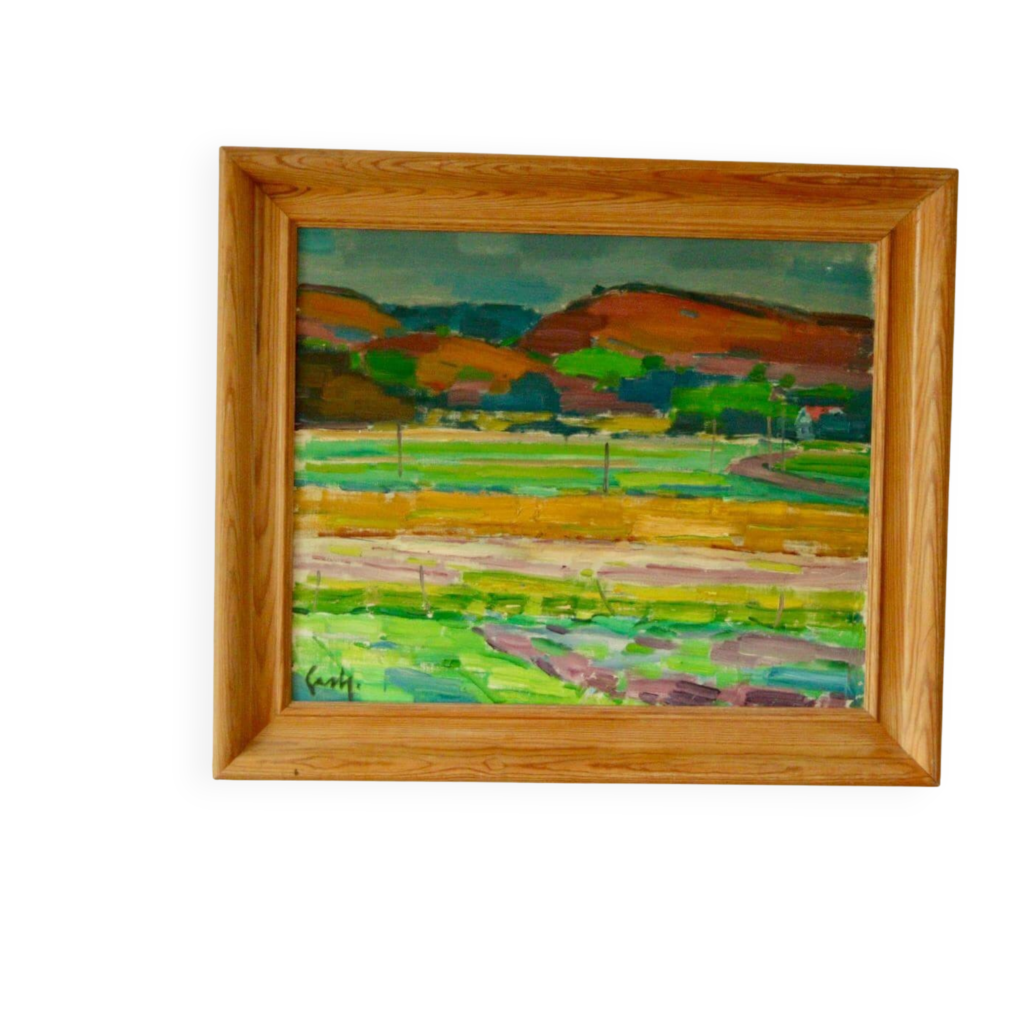 Original Swedish oil on canvas from the mid-century – by Gerhard Lundberg