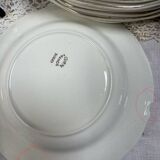 Set of 4 dessert plates Gien model Tokio diameter 18.5 cm