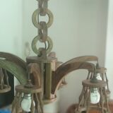 Lustre en bois