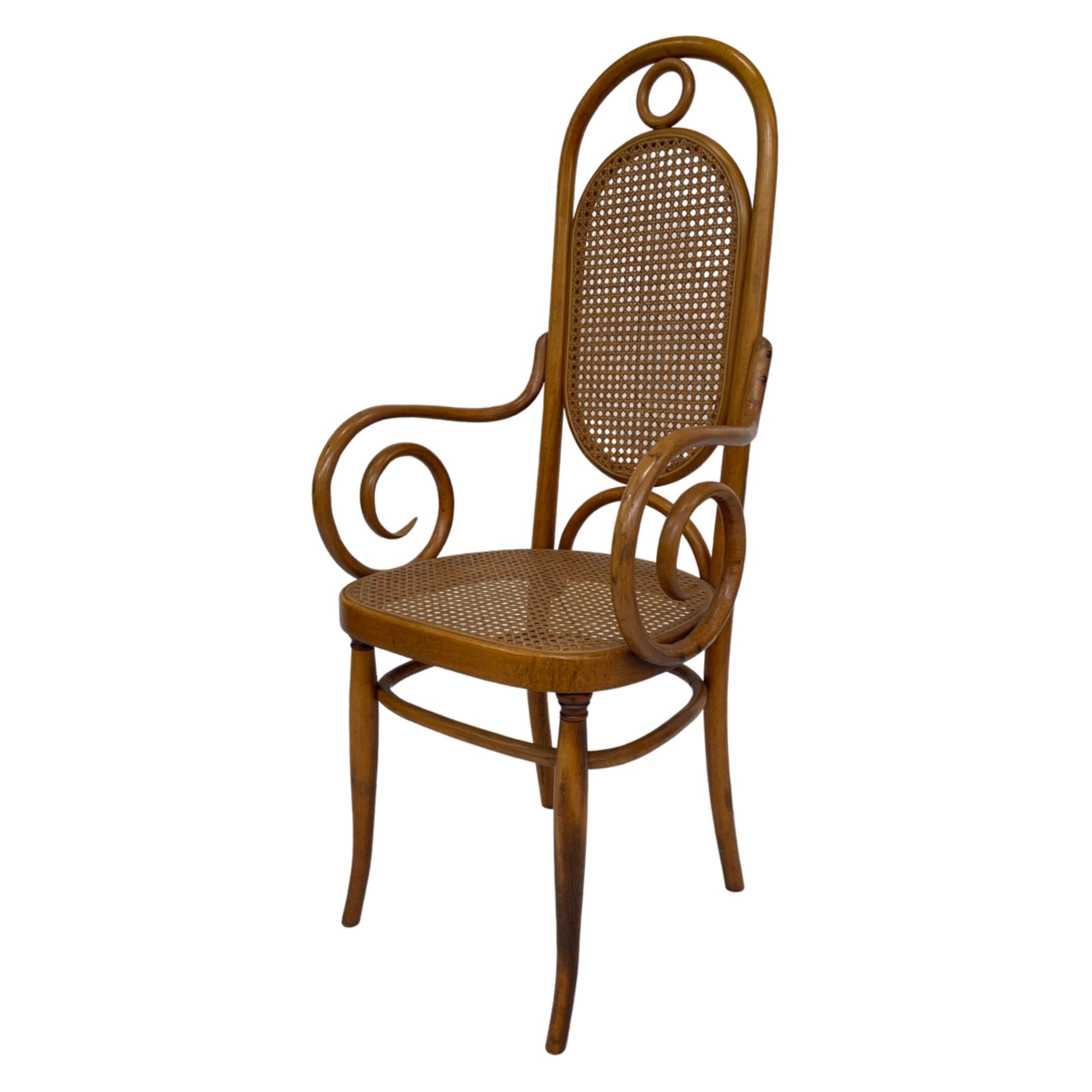 Sculptural bendwood side chair model