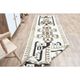 1970s Turkish Oushak Handmade Wool Cotton Beige Runner Rug 99x300