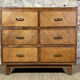 CHEST OF DRAWERS 3 Drawers - Oak - Design - Vintage - 50 60 70's