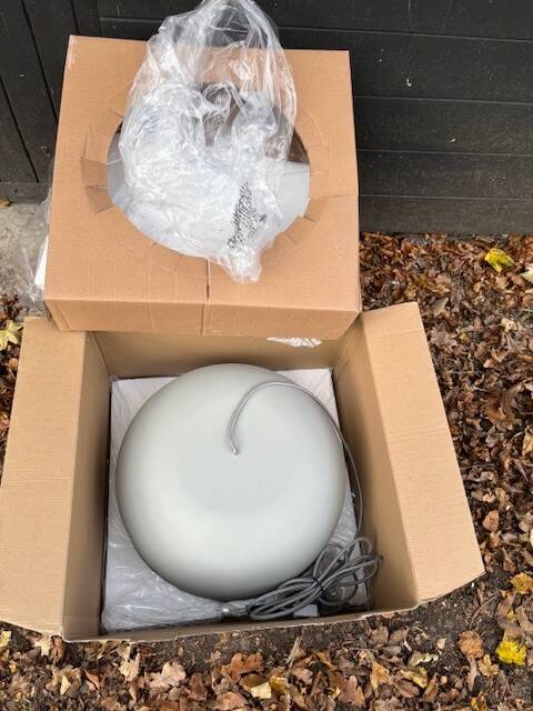 New Eva Solo pendant light model quay large stone tone - Denmark