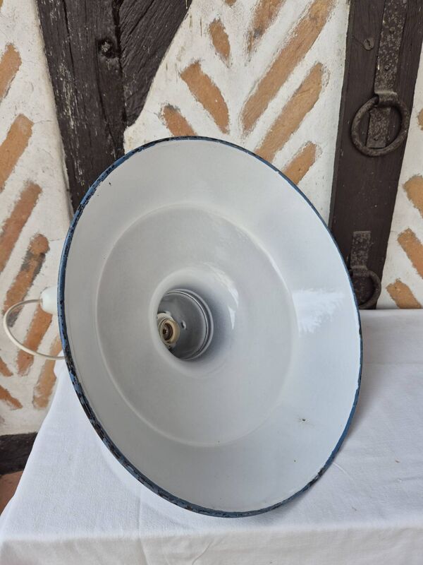 Suspension gamelle lampe industrielle lustre