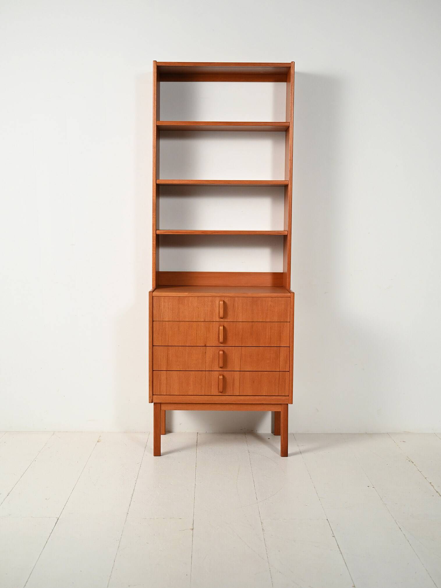 Scandinavian teak bookcase by Bertil Fridhagen for Bodafors, 1960s