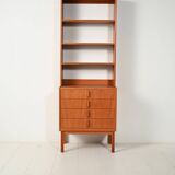 Scandinavian teak bookcase by Bertil Fridhagen for Bodafors, 1960s