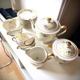 19th-century porcelain coffee/tea service - G. Boyer