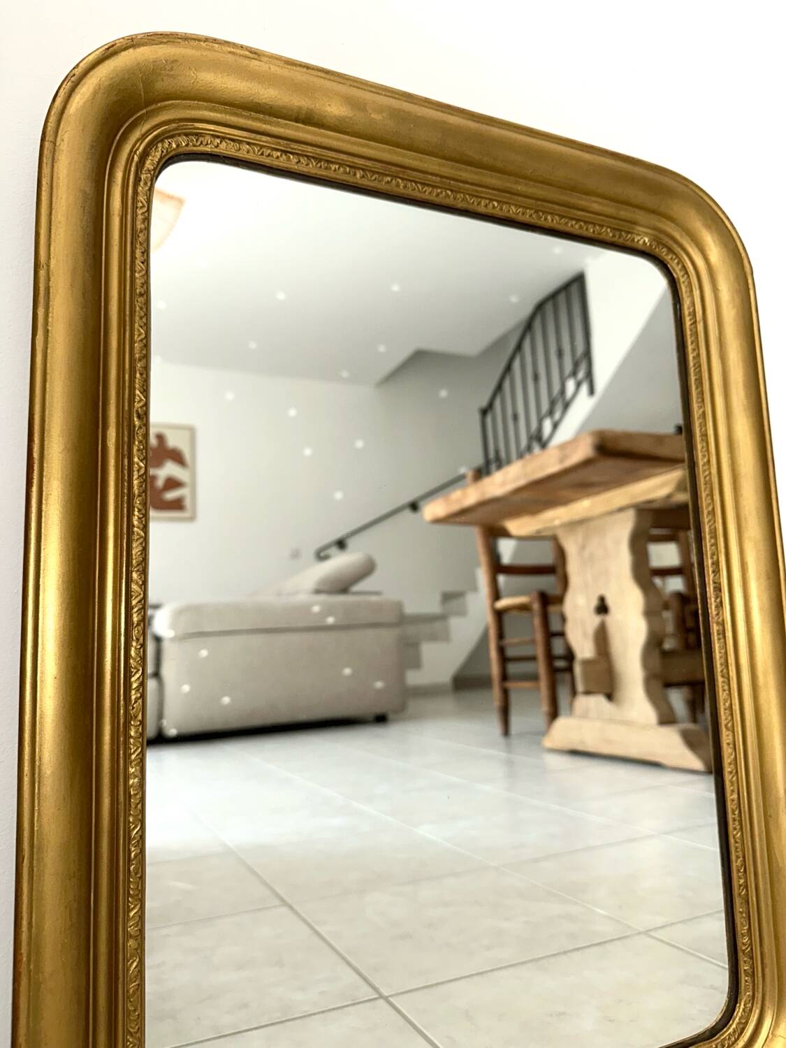 Antique Louis-Philippe mirror, 19th century