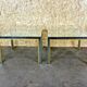 Coffees tables in chrome & brass