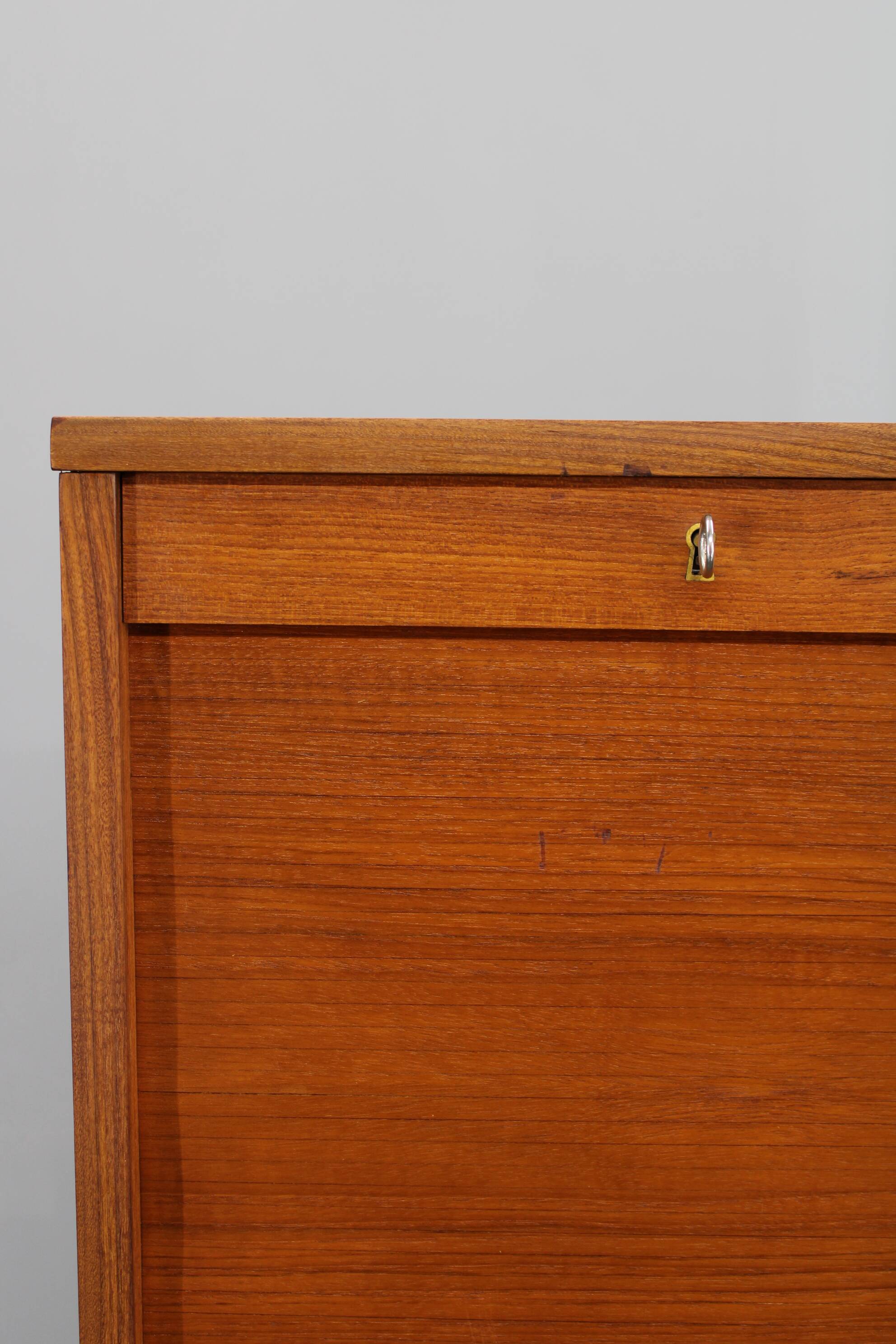 Cabinet de bureau tambour des années 60, Danemark.