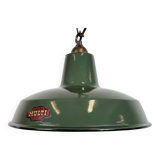 Industrial Green Enamel Factory Pendant Lamp from Multi Electrical Co,1960s