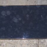 Bronze coffee table and black glass
