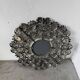 Vintage Mexican metal large mirror