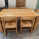 Elm dining table