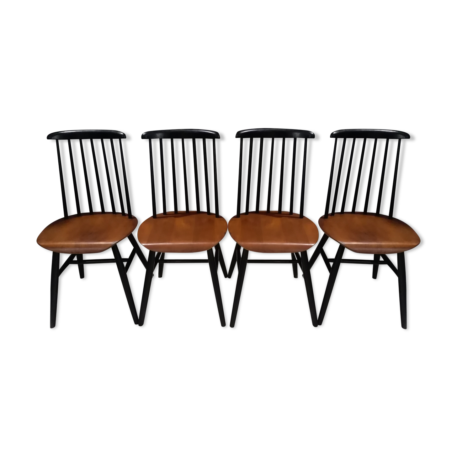 Set of 4 Fanett chairs by IImari Tapiovaara 1960