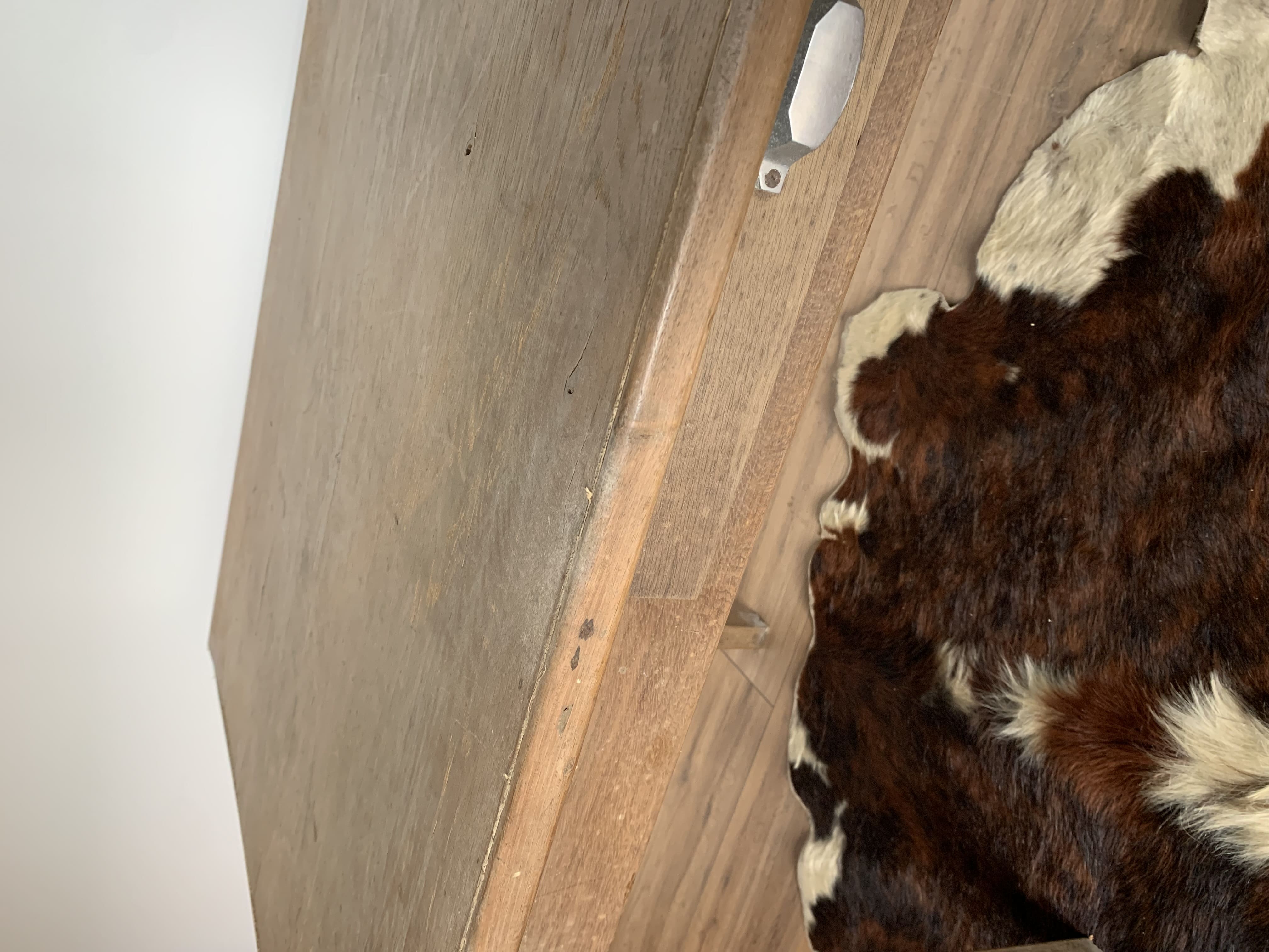 Oak farmhouse table - 1 drawer