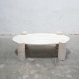 Vintage travertine coffee table