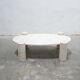 Vintage travertine coffee table