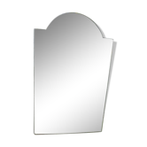 Beveled mirror, chiseled, Art Deco 40/50