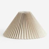 pleated lampshade